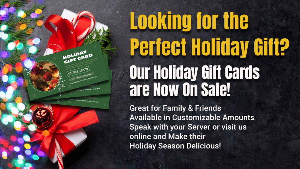 Holiday Gift Card digital signage